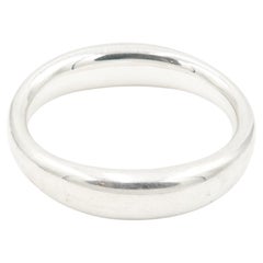 Elsa Peretti for Tiffany & Co. Sculptural Sterling Silver Closed Bangle