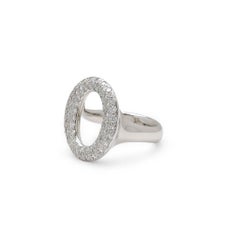 Elsa Peretti for Tiffany & Co. Sevillana Platinum Diamond Ring