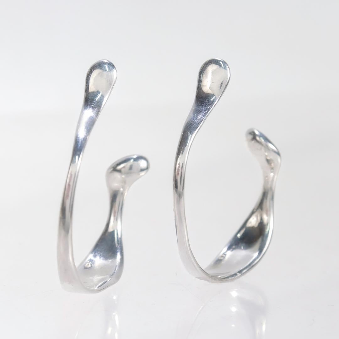 Elsa Peretti for Tiffany & Co. Sterling Silver Ear Cuffs or Earrings For Sale 6