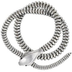 Elsa Peretti for Tiffany & Co. Sterling Silver Snake Belt and Necklace