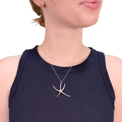 Elsa Peretti for Tiffany & Co. Sterling Silver Starfish Pendant 18-inch Necklace