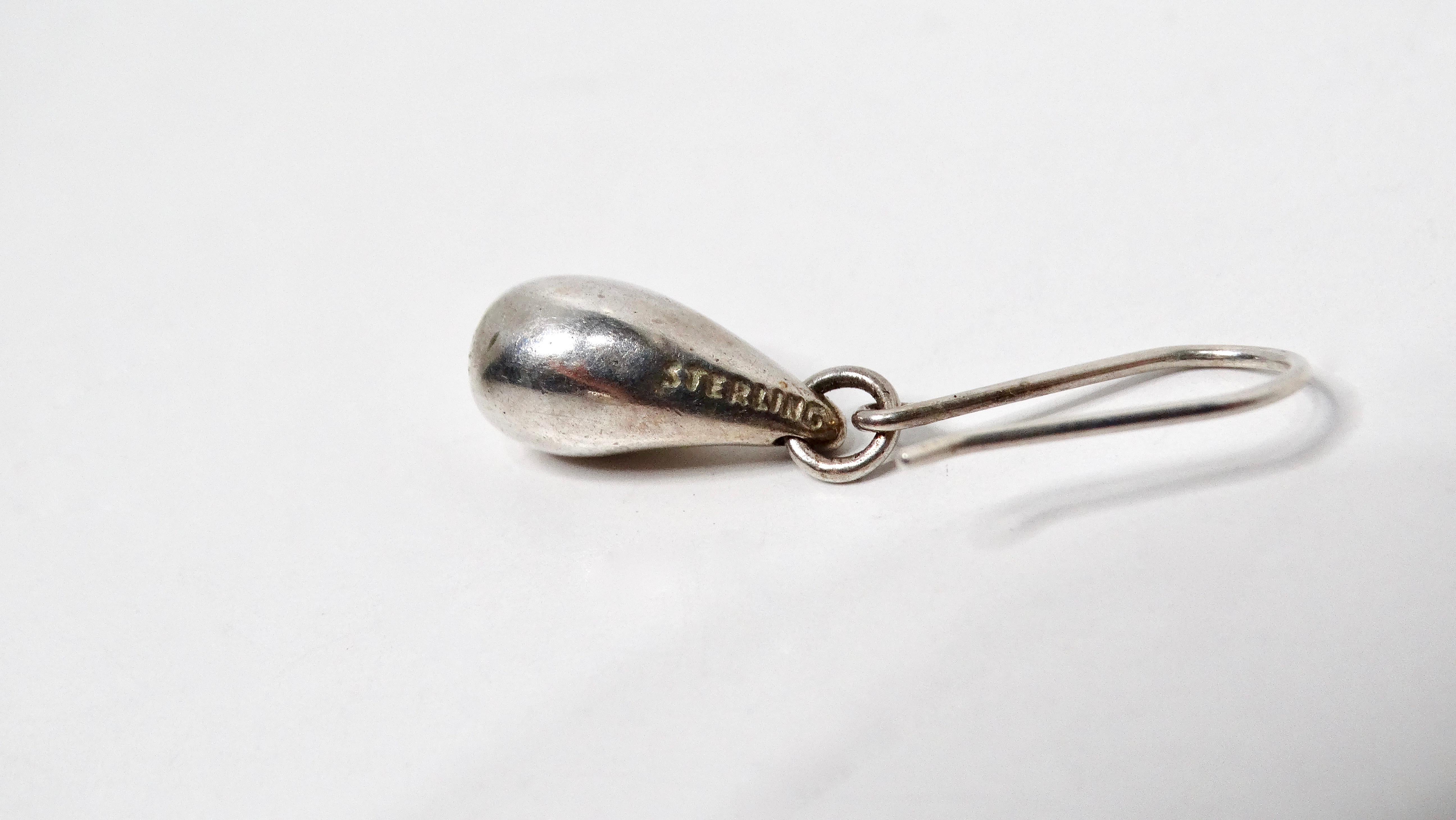 Women's Elsa Peretti for Tiffany & Co. Sterling Silver Teardrop Earrings For Sale