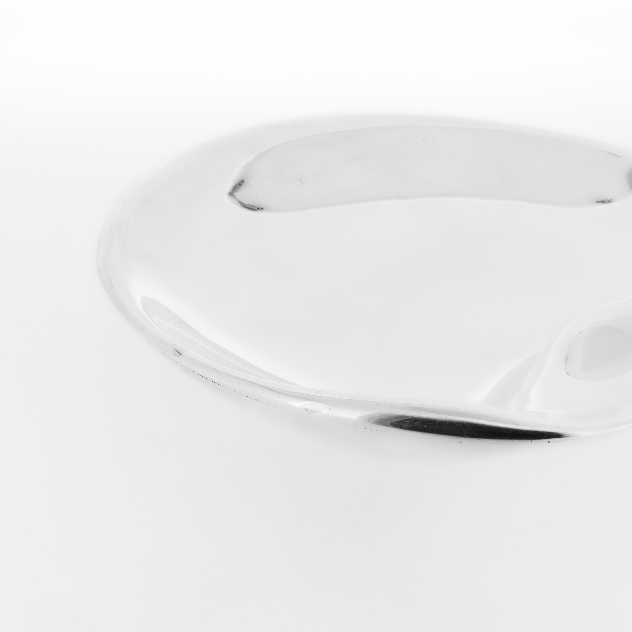 Elsa Peretti für Tiffany & Co. Sterling Silber 'Daumenabdruck' Schale oder Vide Poche im Angebot 6