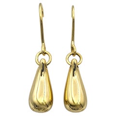 Elsa Peretti for Tiffany & Co. Teardrop Dangle Earrings in 18 Karat Yellow Gold