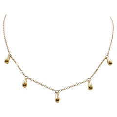 Elsa Peretti for Tiffany & Co. 'Teardrop' Yellow Gold Necklace