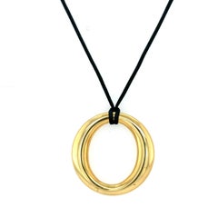 Elsa Peretti for Tiffany & Co., Vintage 18K Sevillana Large Pendant Necklace