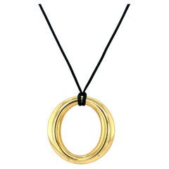 Elsa Peretti for Tiffany & Co., Vintage 18K Sevillana Large Pendant Necklace
