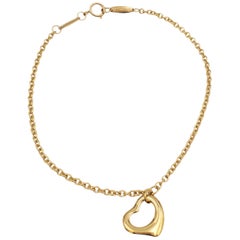 Elsa Peretti for Tiffany & Co. Yellow Gold 'Open Heart' Bracelet