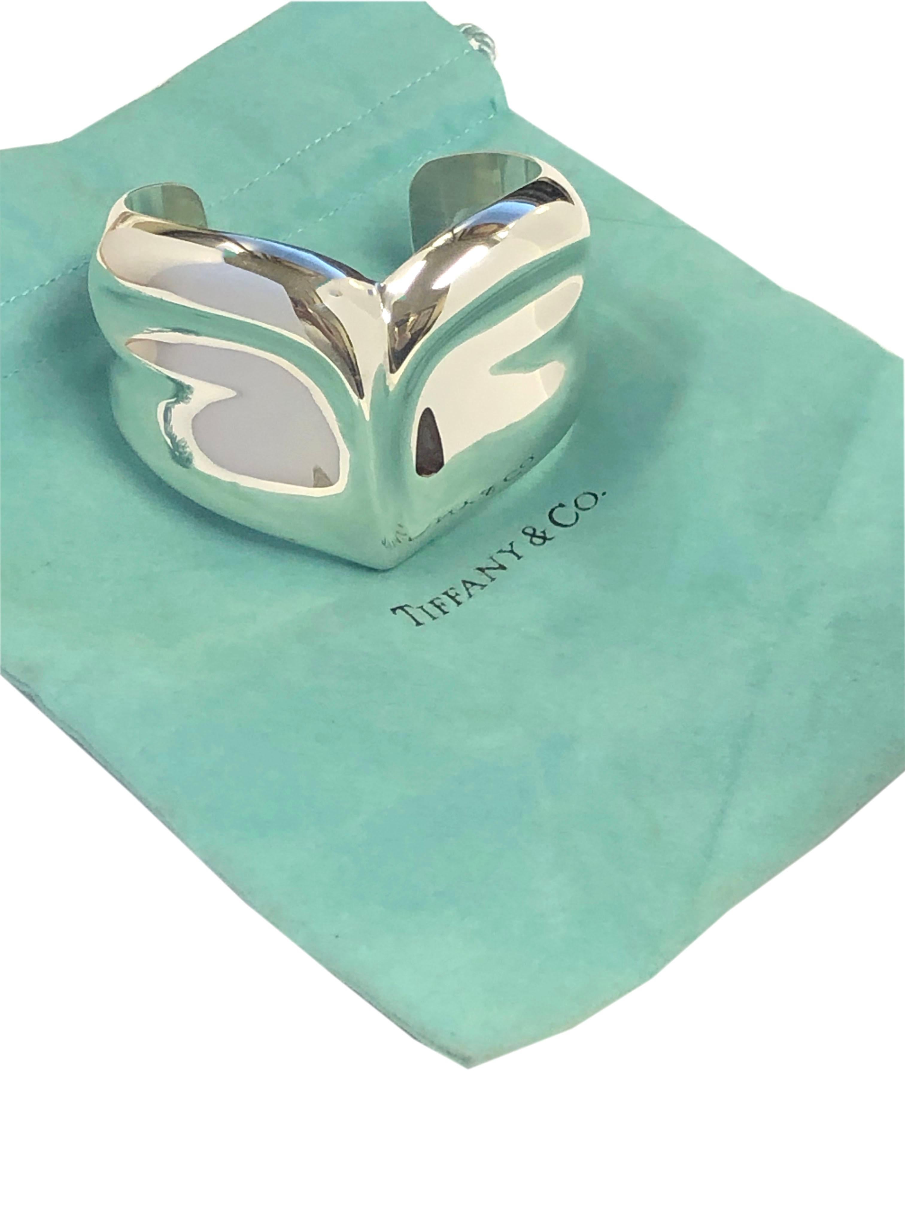 Women's or Men's Elsa Peretti for Tiffany & Company 1970s Cuff Bracelet For Sale
