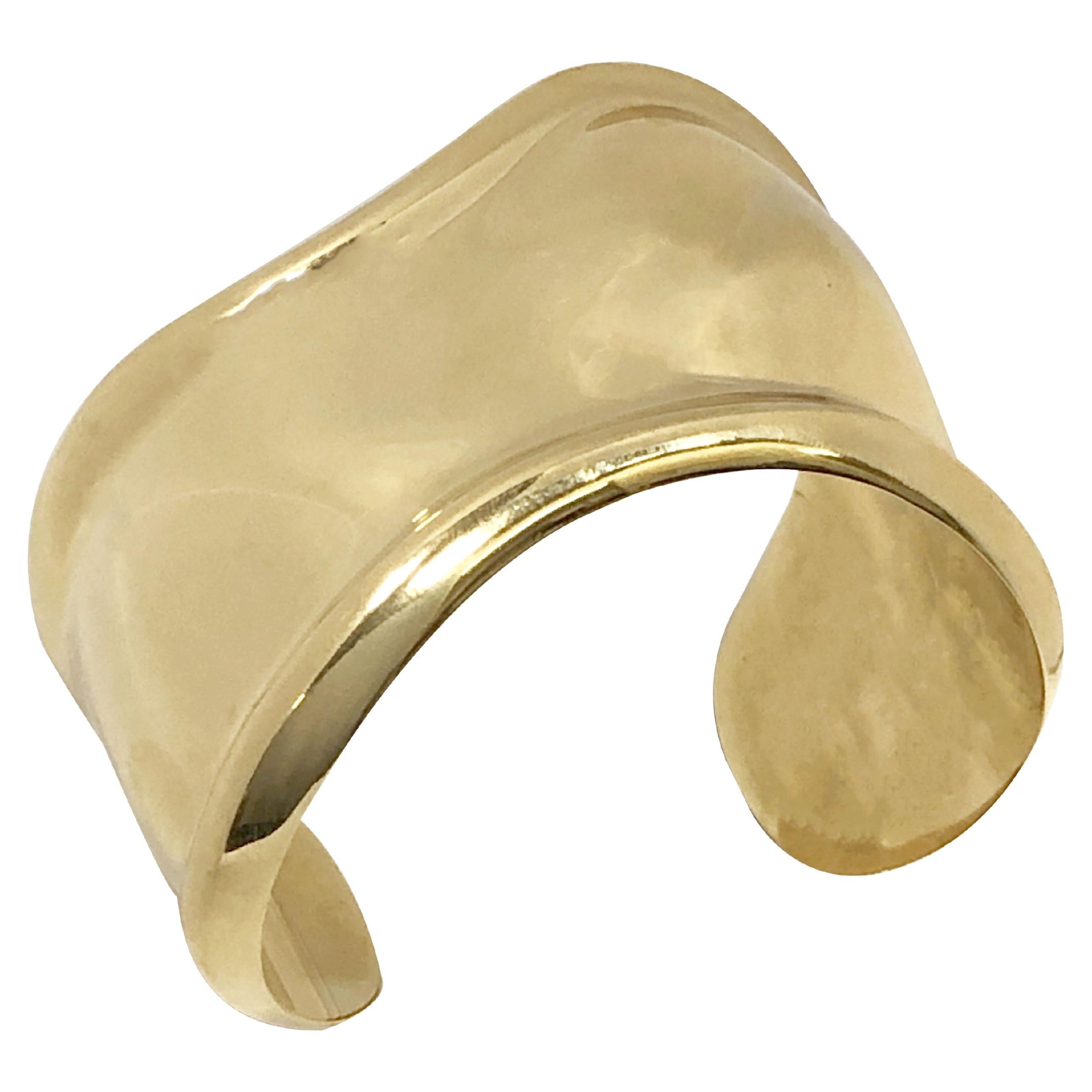 Elsa Peretti for Tiffany & Company Gold Bone Cuff Bracelet