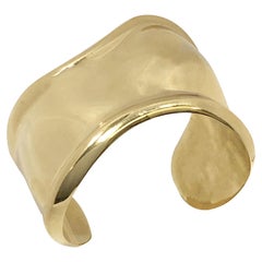 Vintage Elsa Peretti for Tiffany & Company Gold Bone Cuff Bracelet