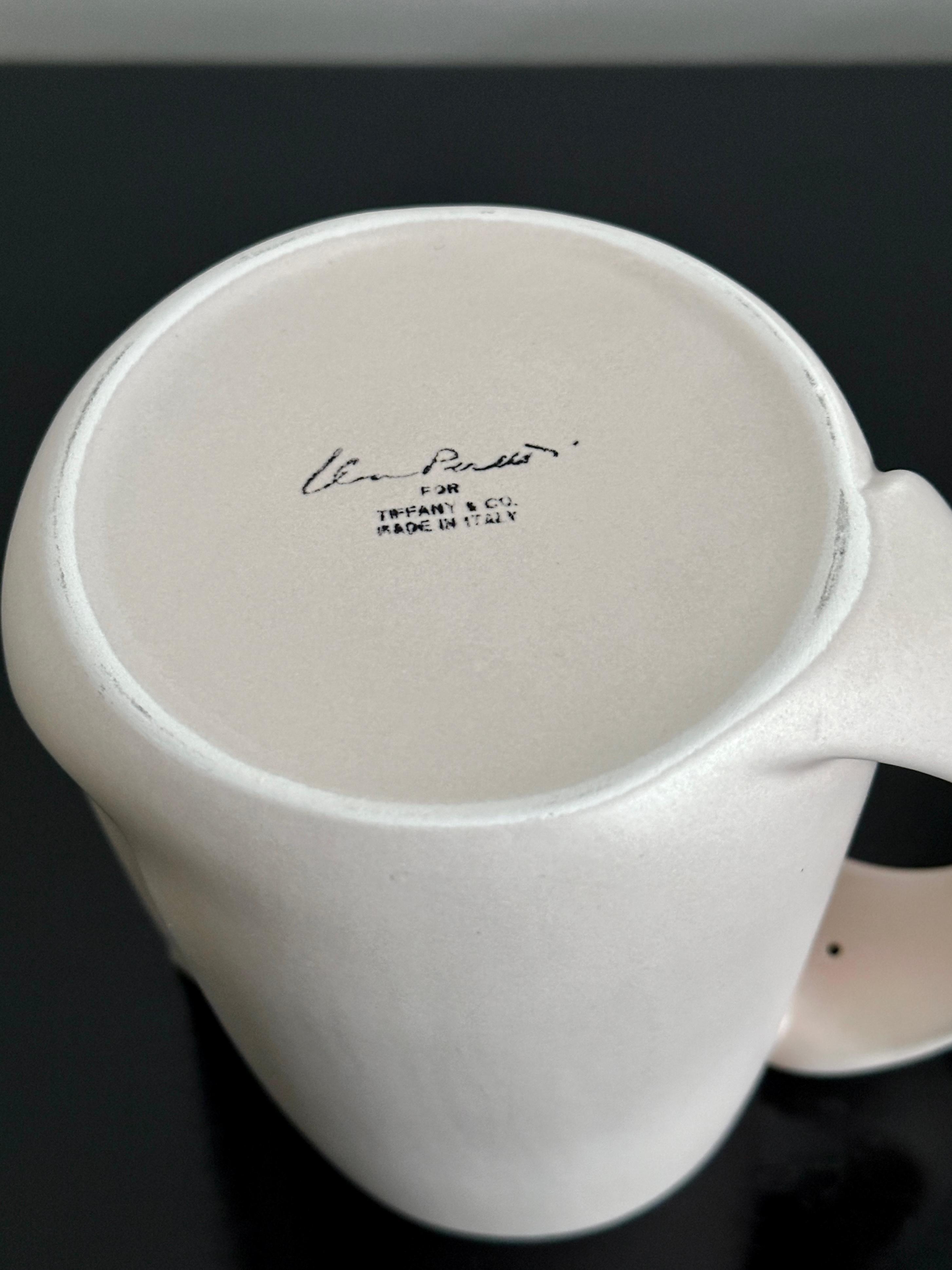 Elsa Peretti For Tiffany & Company Small Putty Matte Glazed Pitcher For Sale 2
