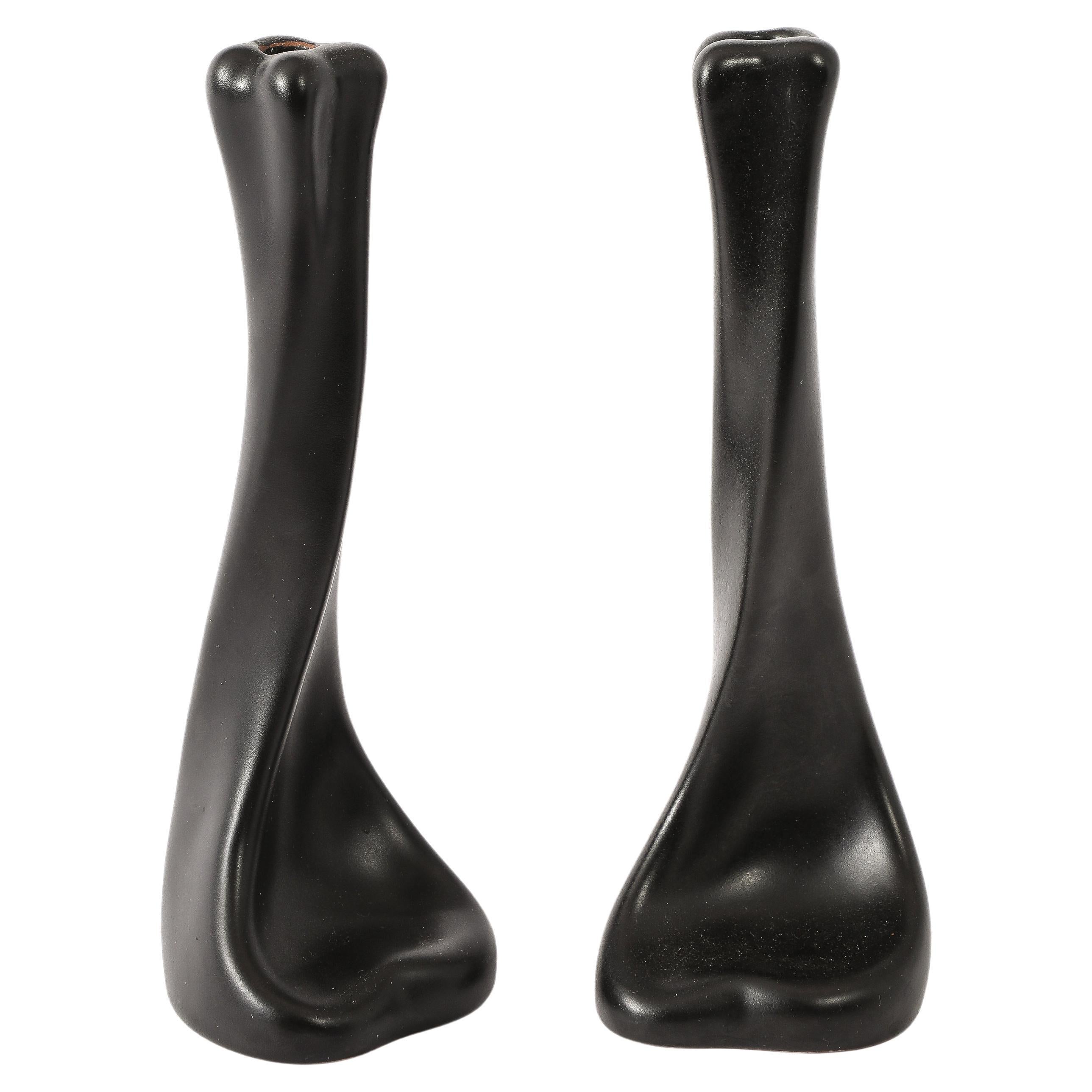 Elsa Peretti for Tiffany "Dog Bones" Candlesticks, USA 1960's