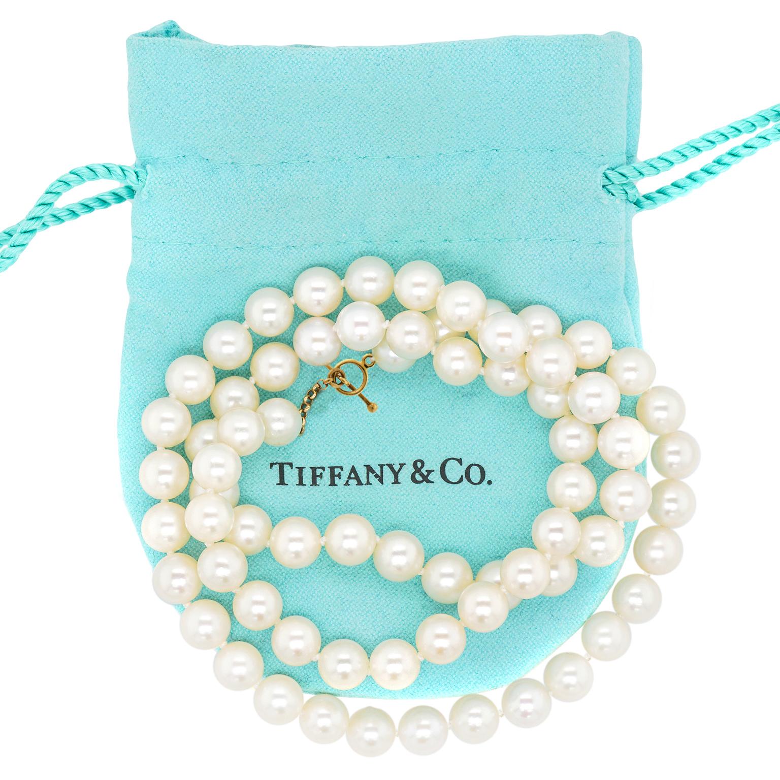 Elsa Peretti for Tiffany & Co. Pearl Necklace In Excellent Condition In Litchfield, CT
