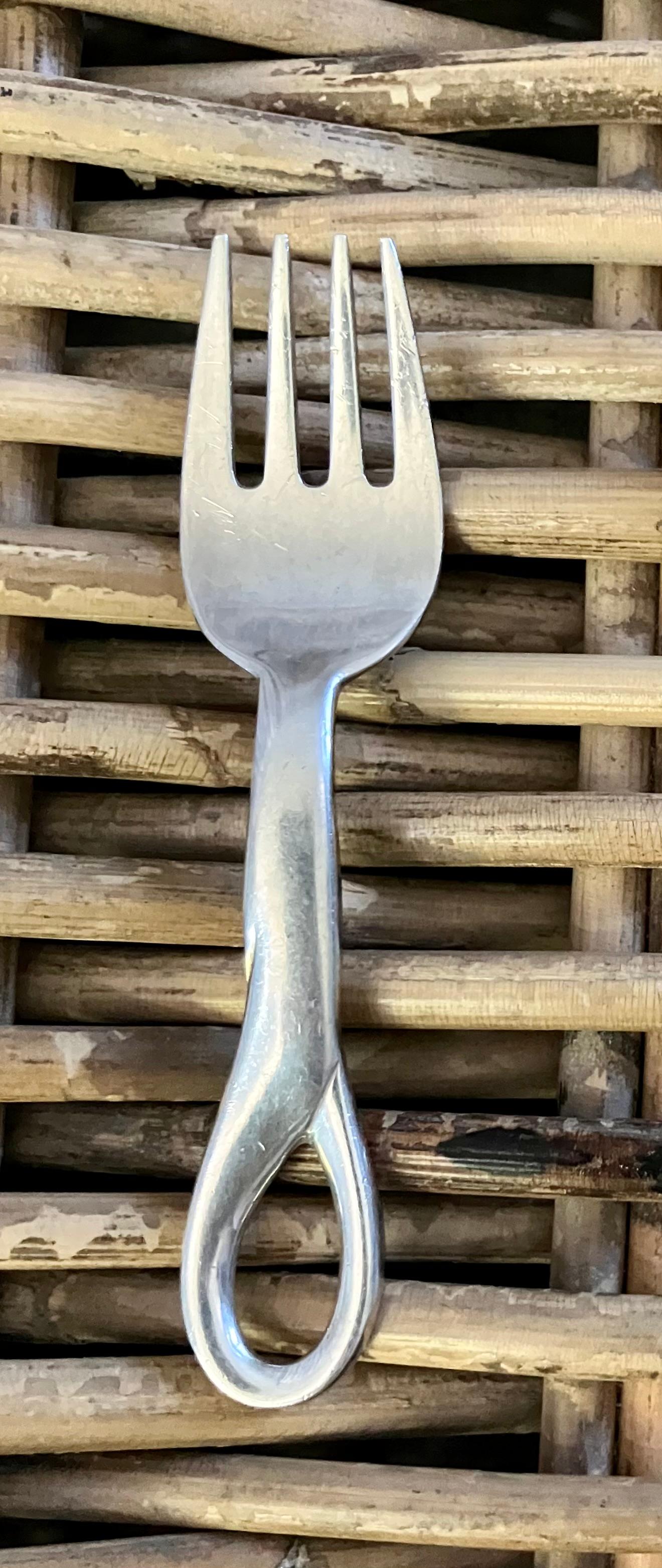 Elsa Peretti para Tiffany Utensilios de plata de ley para bebés en Bueno estado para la venta en New York, NY