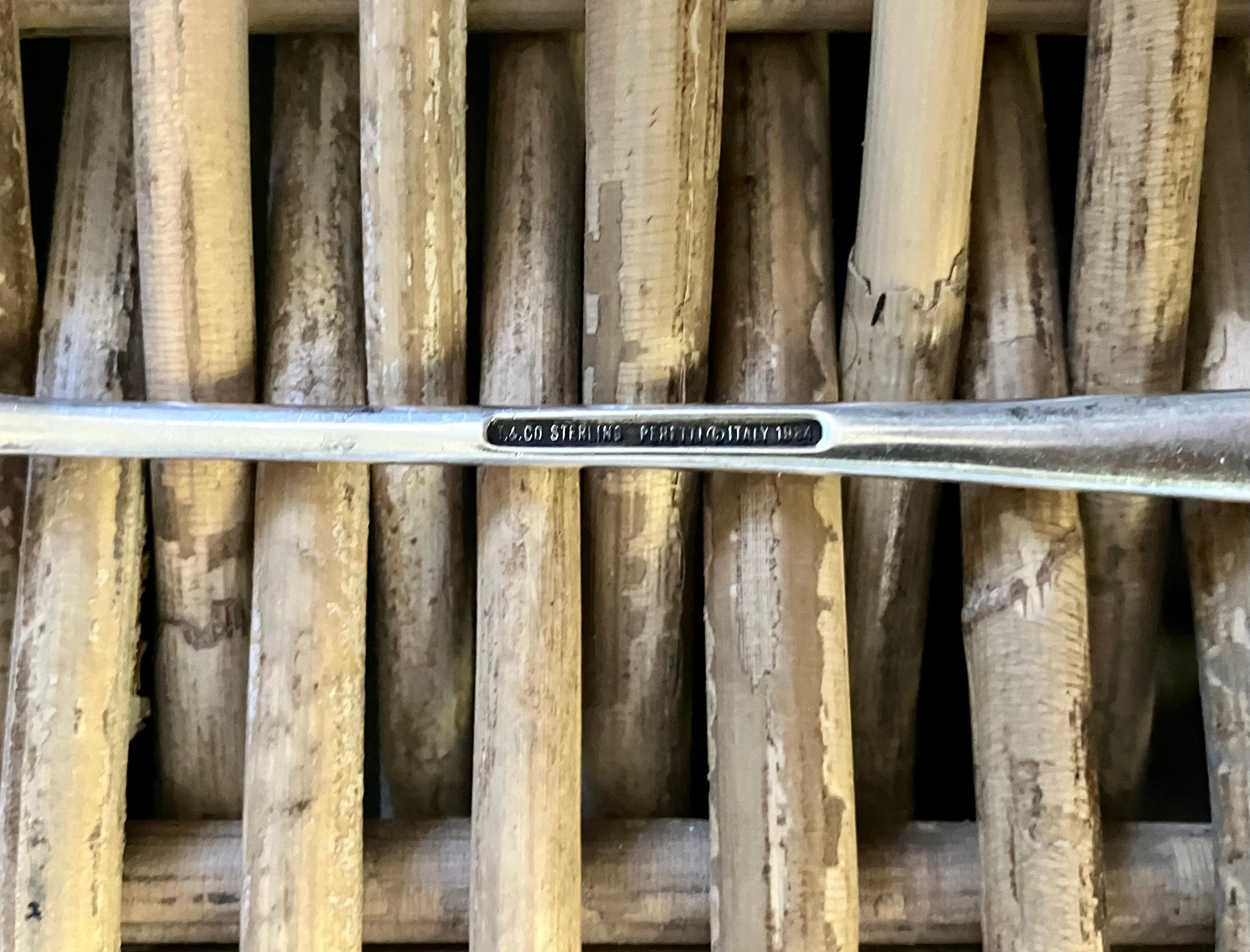 Elsa Peretti para Tiffany Utensilios de plata de ley para bebés en venta 3