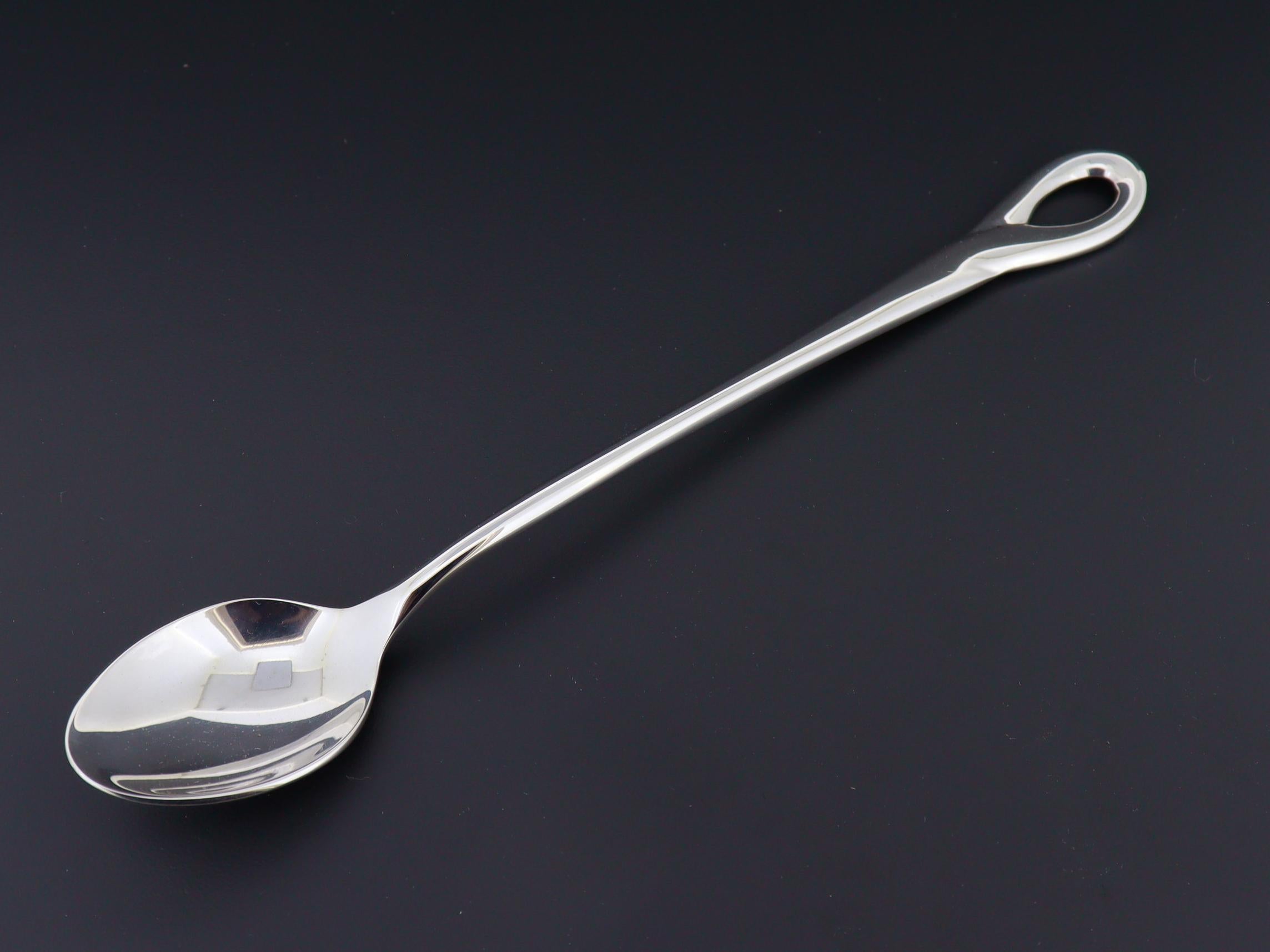 XX secolo Elsa Peretti per Tiffany in argento Sterling modello Padova Cucchiaio per neonati o bambini in vendita
