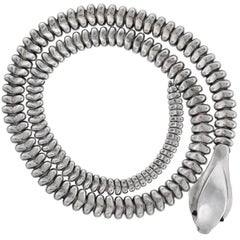 Elsa Peretti for Tiffany & Co. Sterling Silver Snake Belt and Necklace