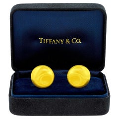 Orecchini con impronta di pollice in oro giallo Elsa Peretti for Tiffany