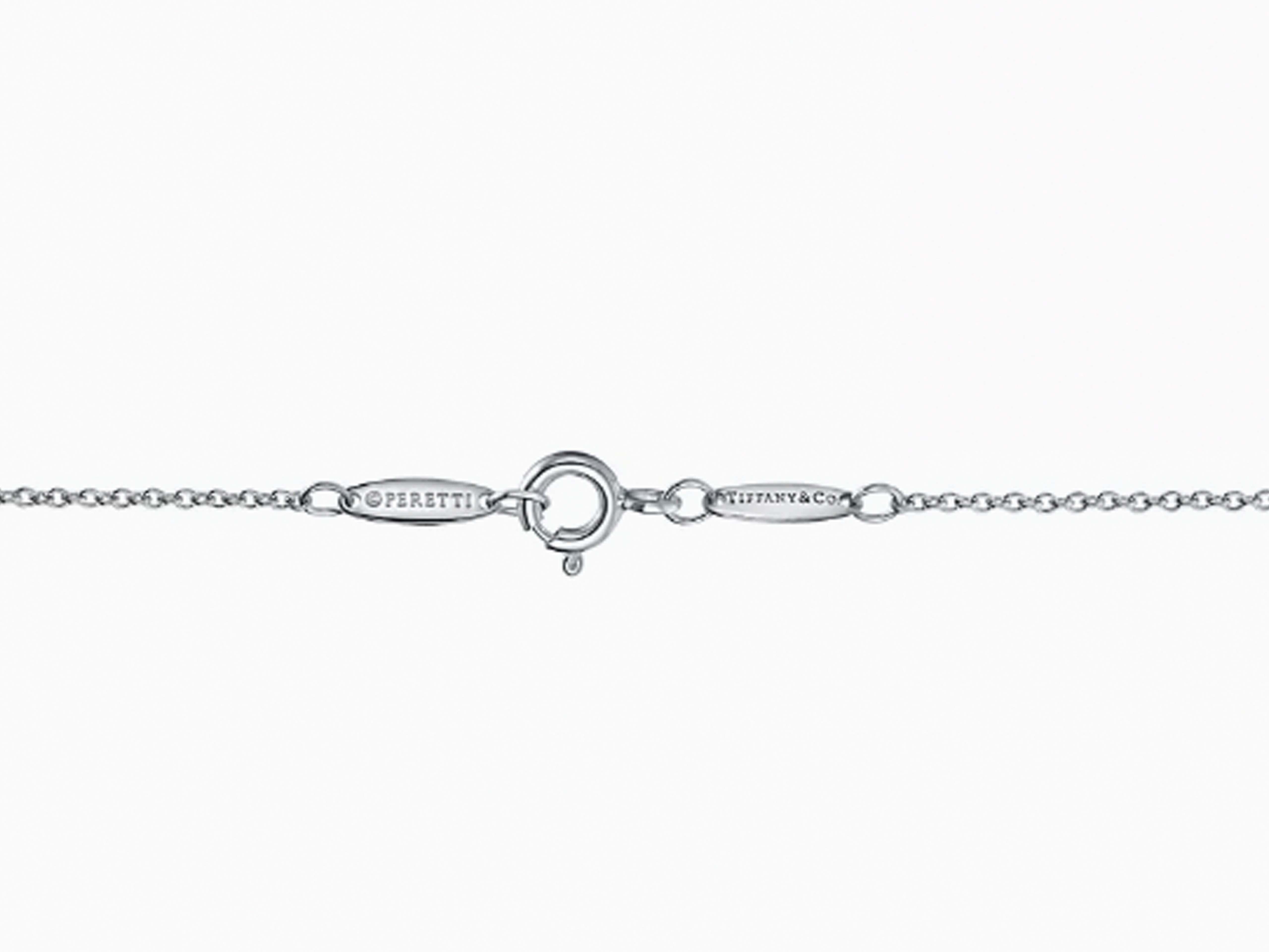 Women's Elsa Peretti Open Heart Pendant in Silver, 11 mm