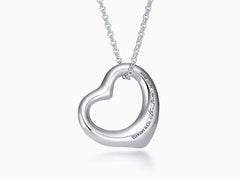 Elsa Peretti Open Heart Pendant in Silver, 22 mm