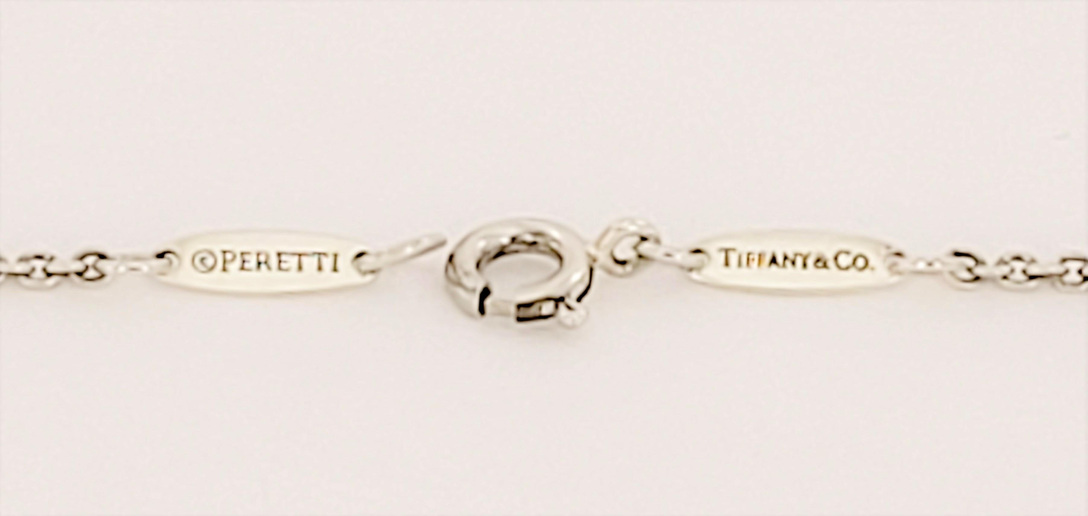 Elsa Peretti Quadrifoglio  Pendant In Sterling Silver In Excellent Condition In New York, NY