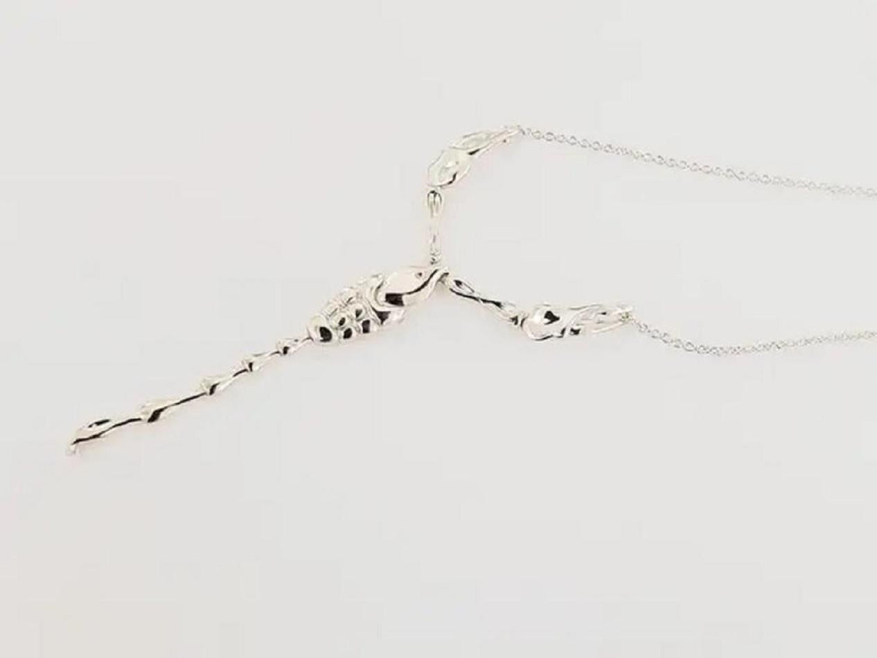 tiffany scorpion necklace silver