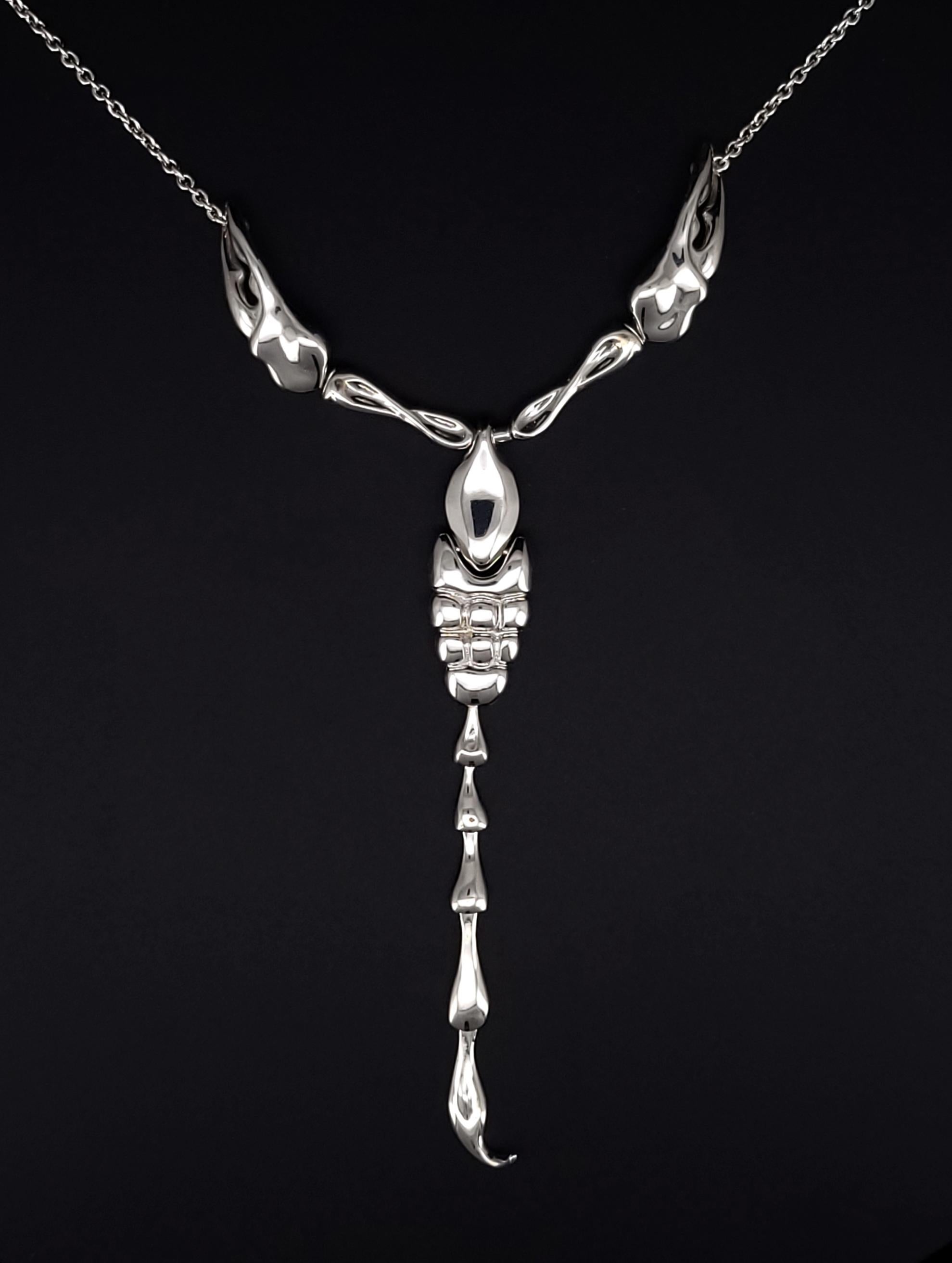 Elsa Peretti Scorpion Pendant in Sterling Silver 3