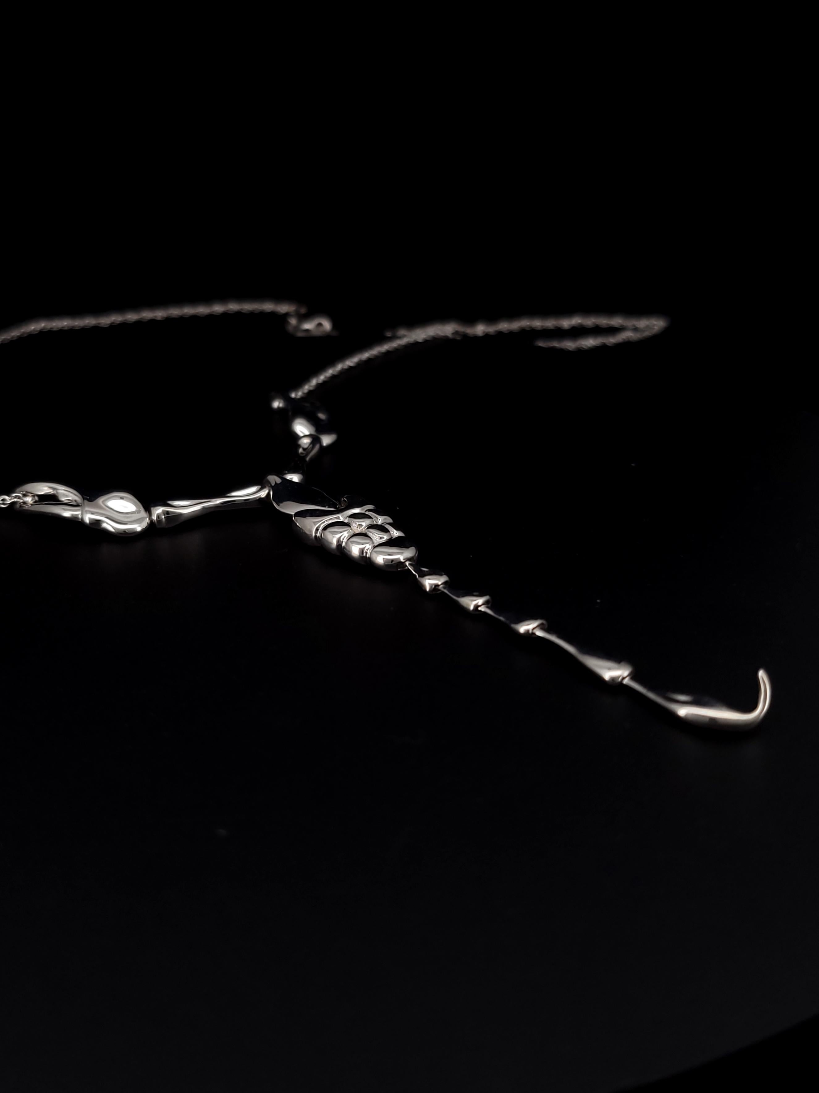 Elsa Peretti Scorpion Pendant in Sterling Silver 5