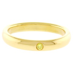 Elsa Peretti Anillo sencillo de diamantes amarillos