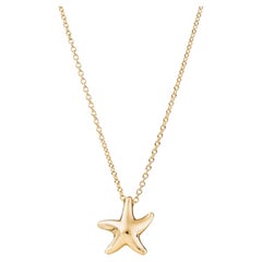 Elsa Peretti Pendentif et chaîne Étoile de mer en or jaune 18 carats