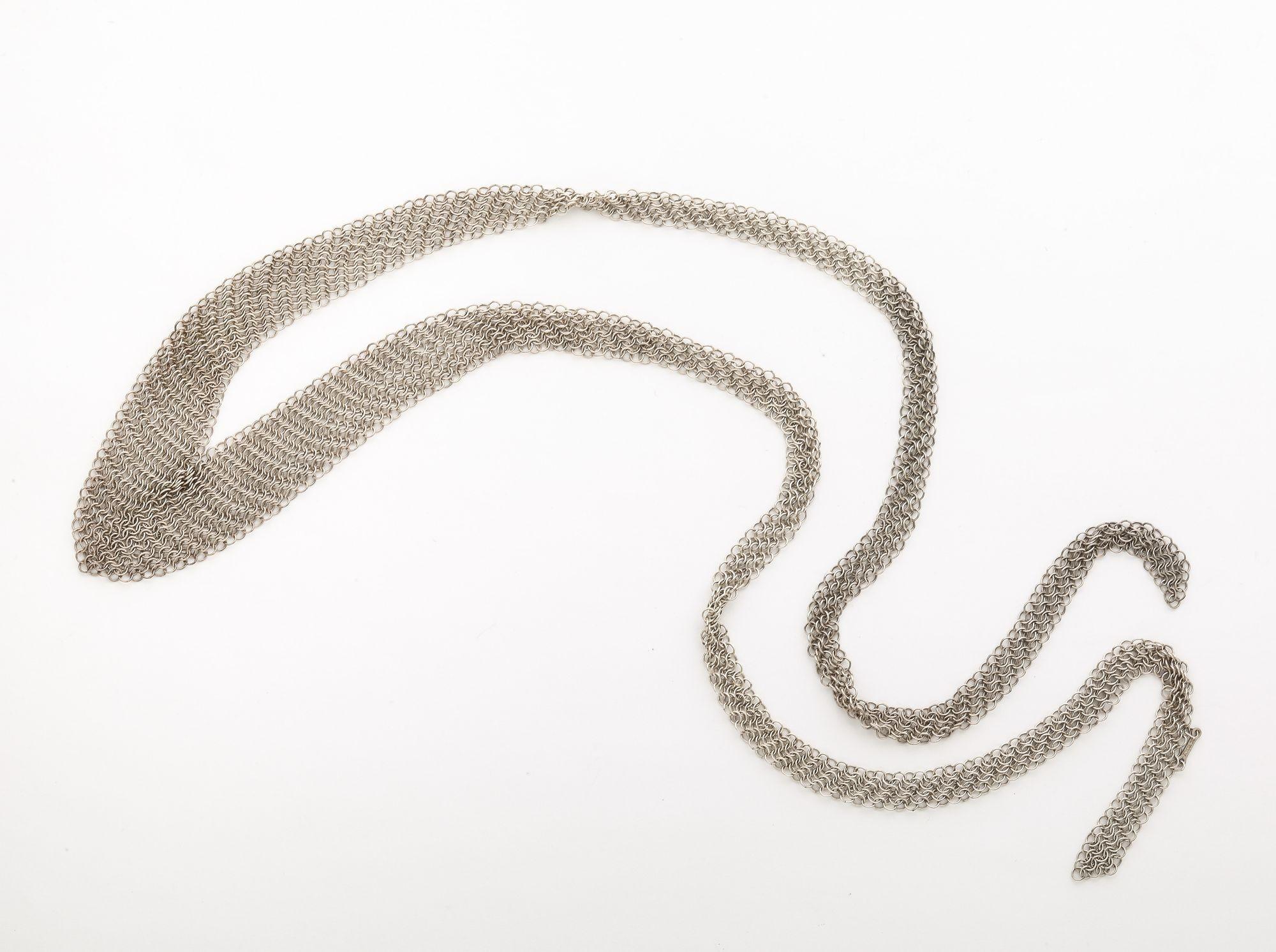 Collar de malla de ley Elsa Peretti en venta 6