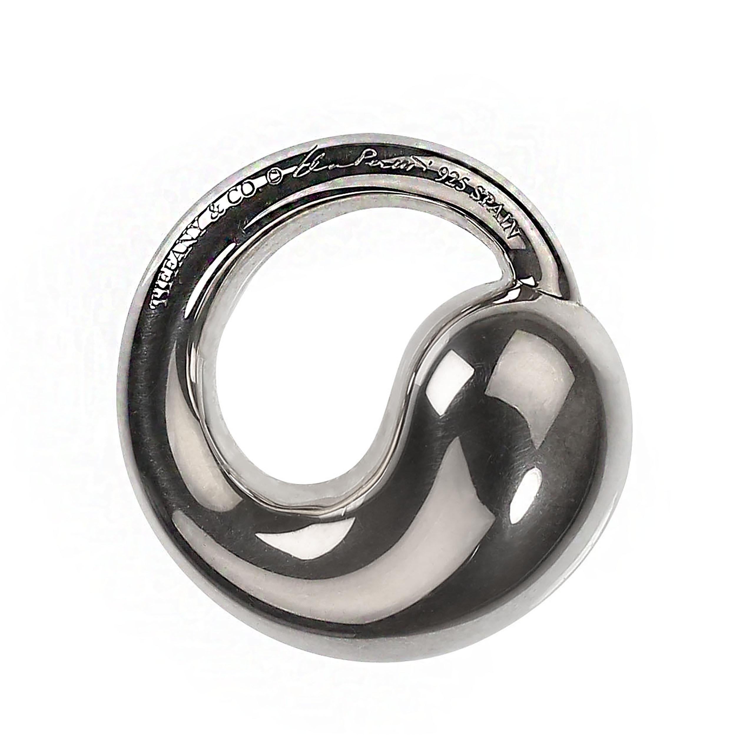 Elsa Peretti Sterling Silver Eternal Circle Pendant 2