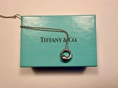 Elsa Peretti Sterling Silver Eternal Circle Pendant Necklace
