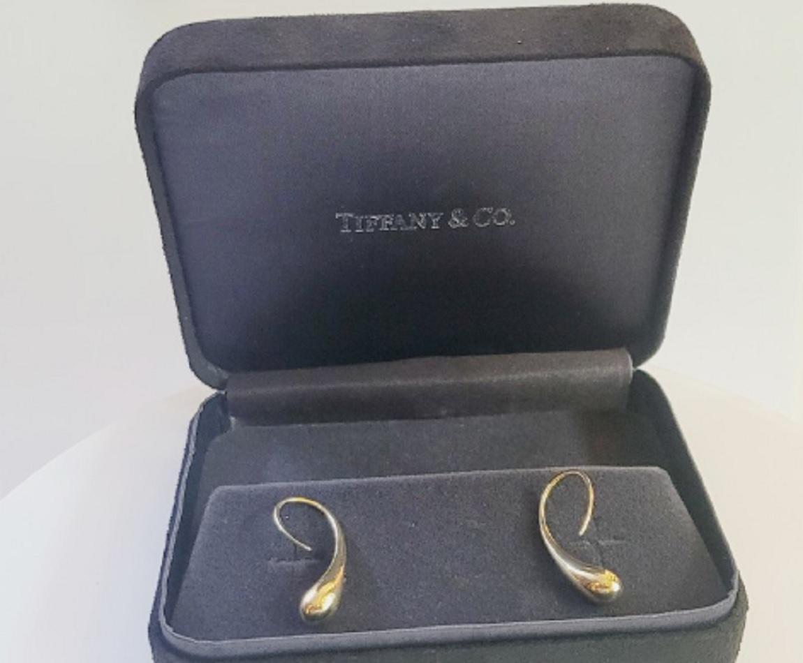 Elsa Peretti  Teardrop Earrings In New Condition In New York, NY