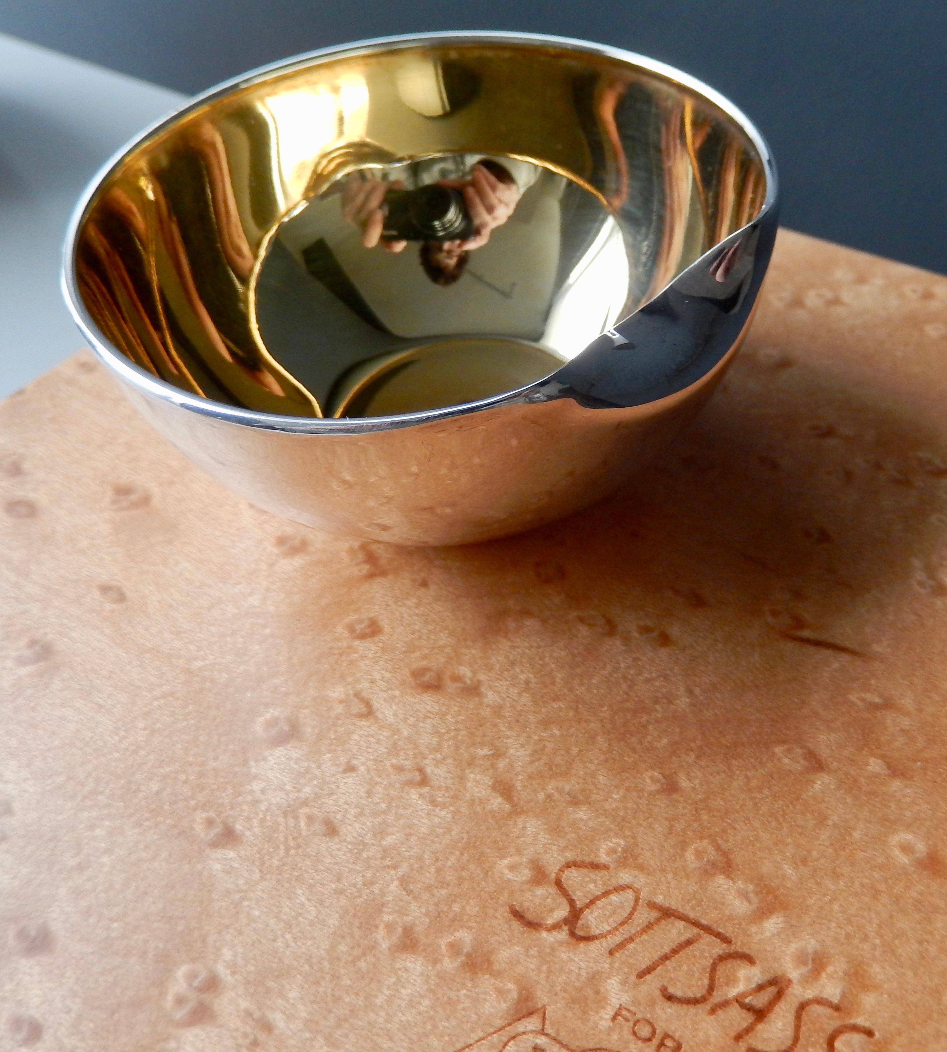Modern Elsa Peretti Thumbprint Bowl for Tiffany & Co.