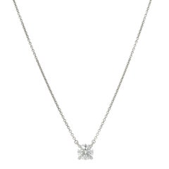 Elsa Peretti Tiffany & Co. 0.96 CTW Diamond Platinum Vintage Station Necklace