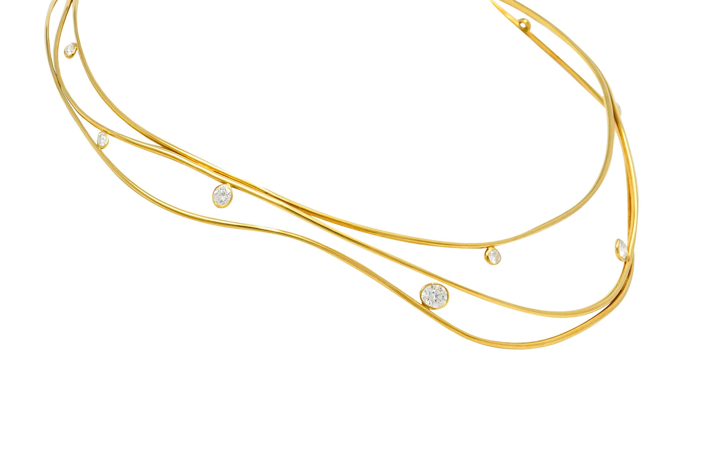 wave necklace tiffany