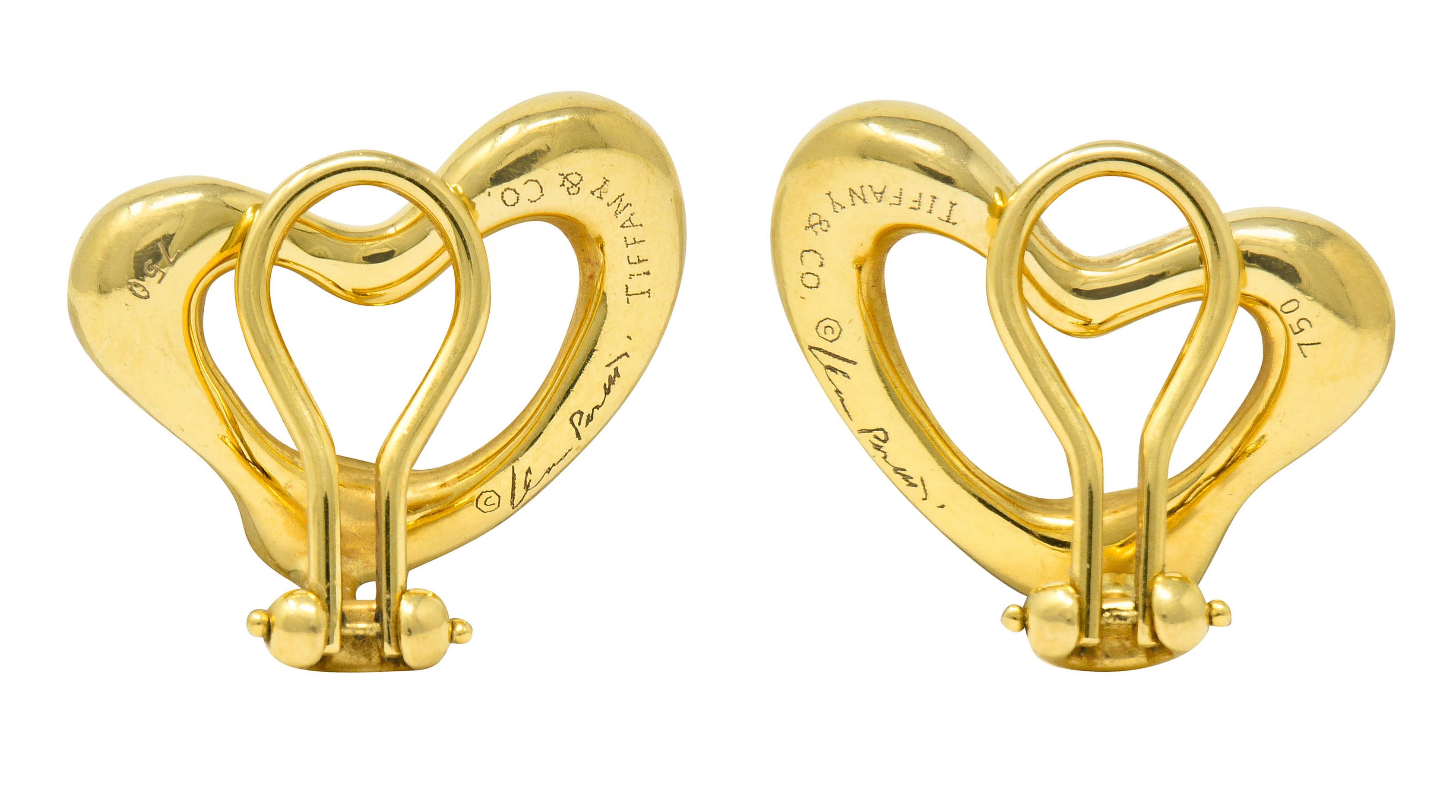 open heart collection earrings