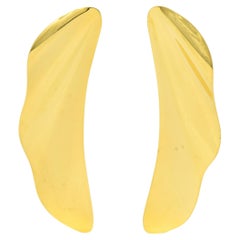 Elsa Peretti Tiffany & Co. 18 Karat Yellow Gold High Tide Earrings