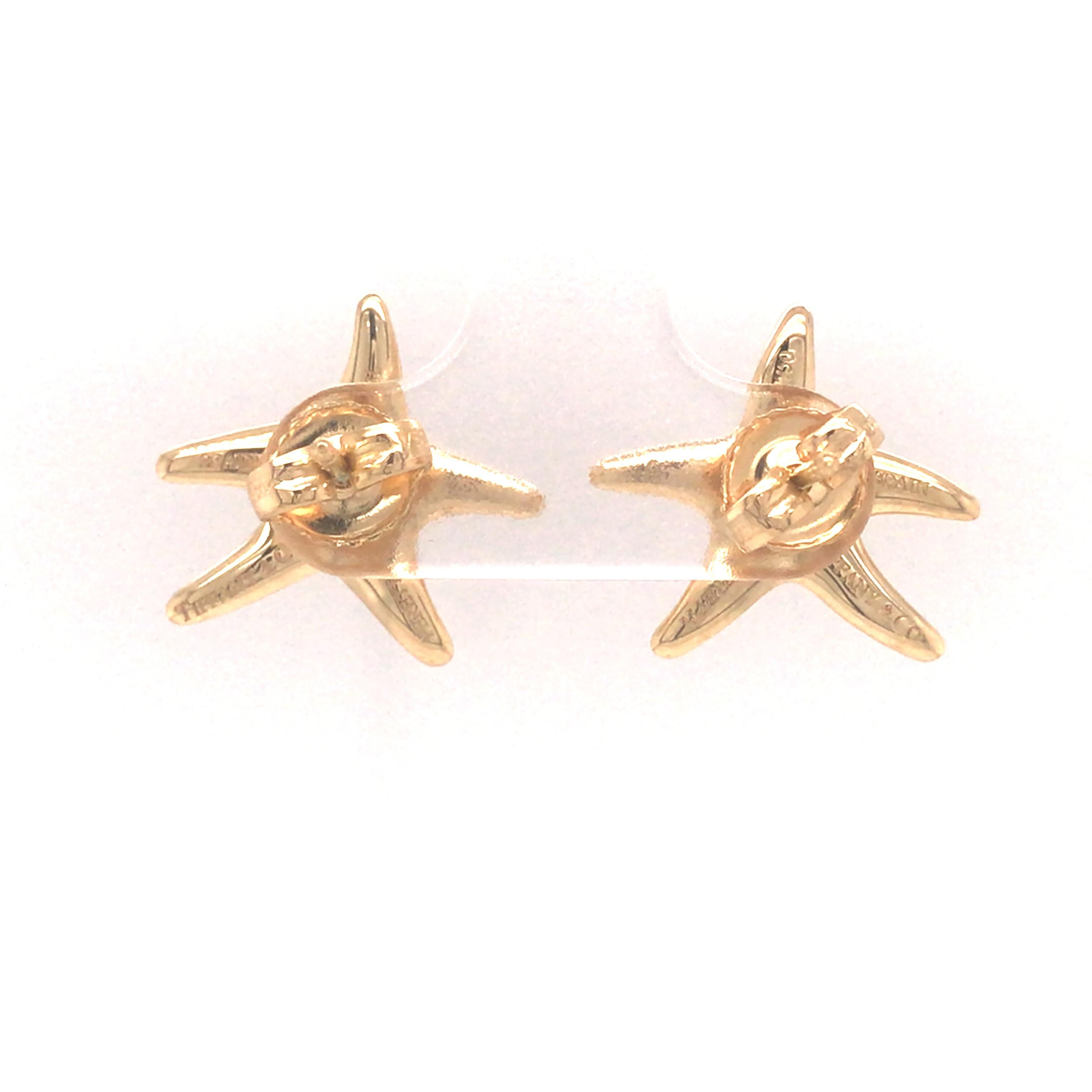 tiffany gold earings