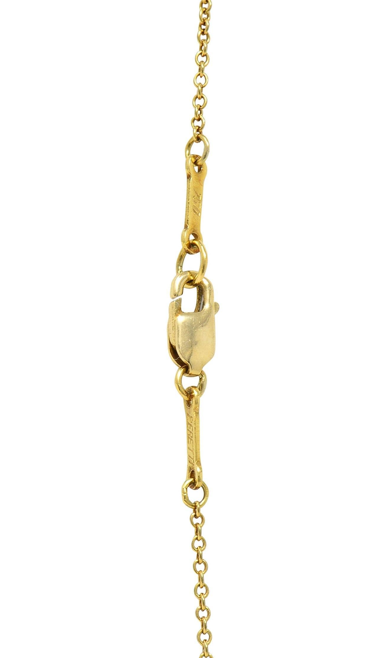 Elsa Peretti Tiffany & Co 1990's 18 Karat Gold Vintage Starfish Pendant Necklace 6
