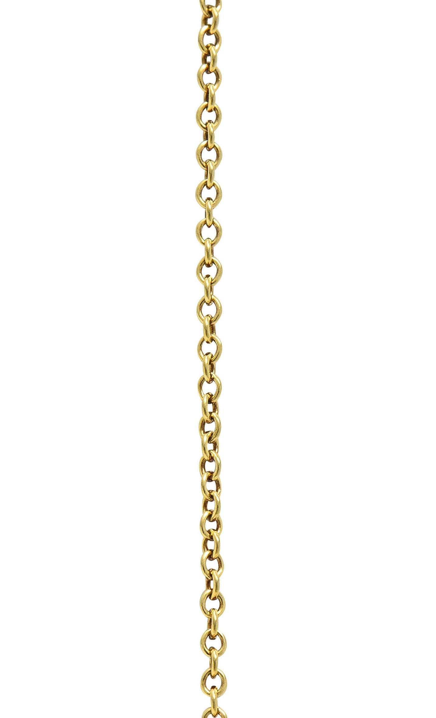 Elsa Peretti Tiffany & Co 1990's 18 Karat Gold Vintage Starfish Pendant Necklace 5