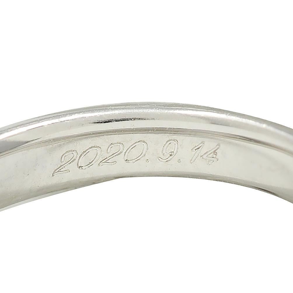 Elsa Peretti Tiffany & Co. 2020 Diamant Platin Contour Offener Herzring mit Contour im Angebot 1