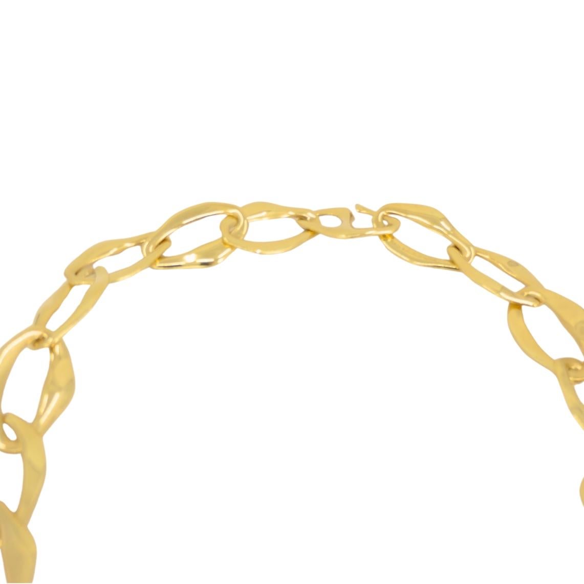 Elsa Peretti Tiffany & Co. Aegean Necklace 18k Gold en Excelente estado para la venta en Beverly Hills, CA