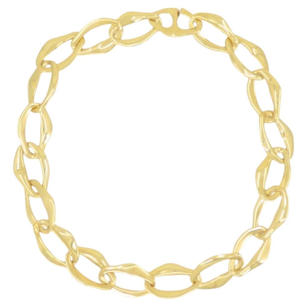 Elsa Peretti Tiffany 
Co. Aegean Necklace 18k Gold en venta