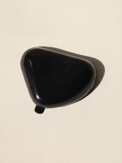 Elsa Peretti Tiffany & Co Black Molded Leather Coin Purse