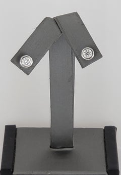 Elsa Peretti Tiffany & co Diamond Earrings in Platinum