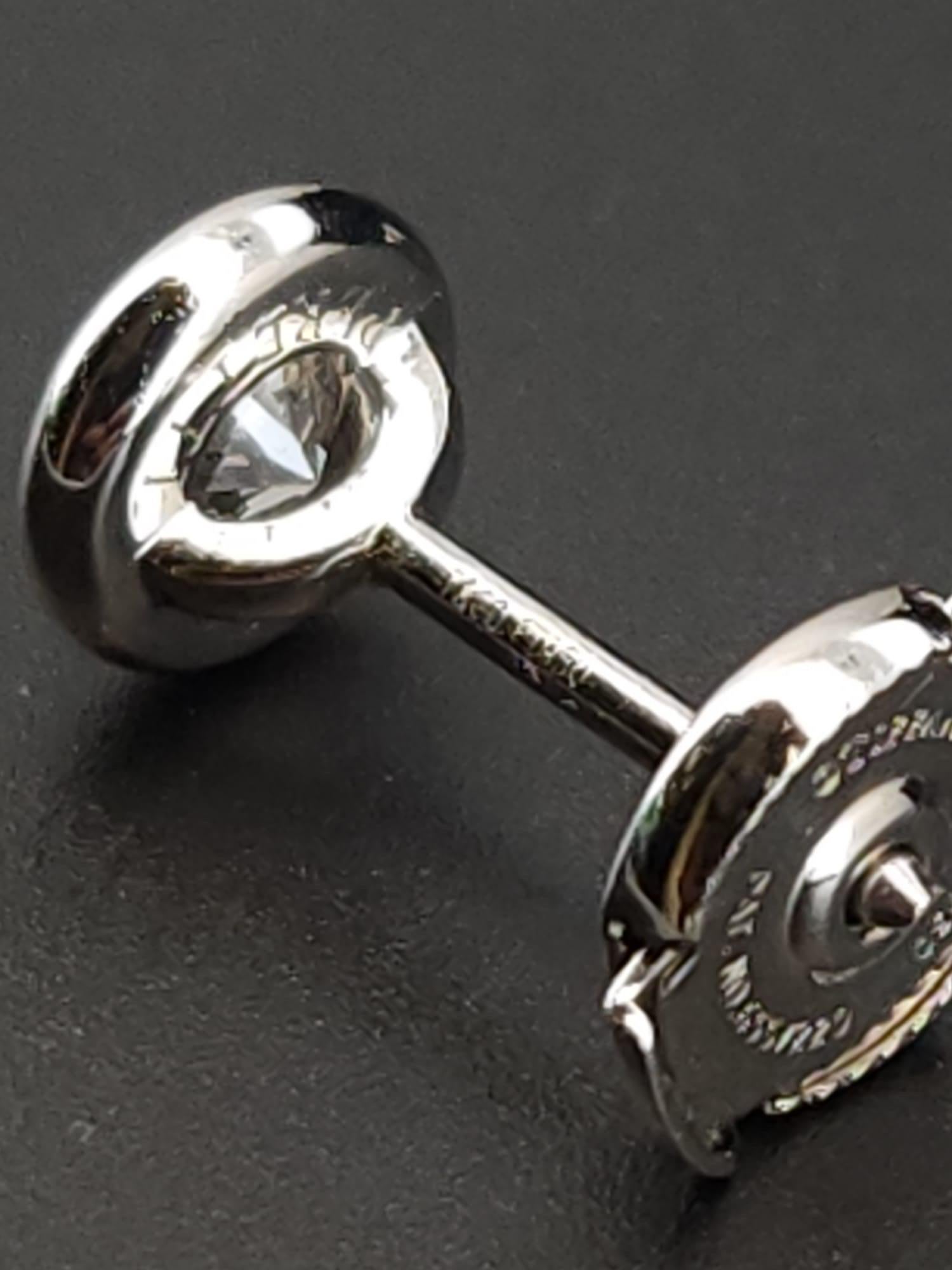 De las mujeres Pendientes de diamantes Elsa Peretti Tiffany & co en platino en venta