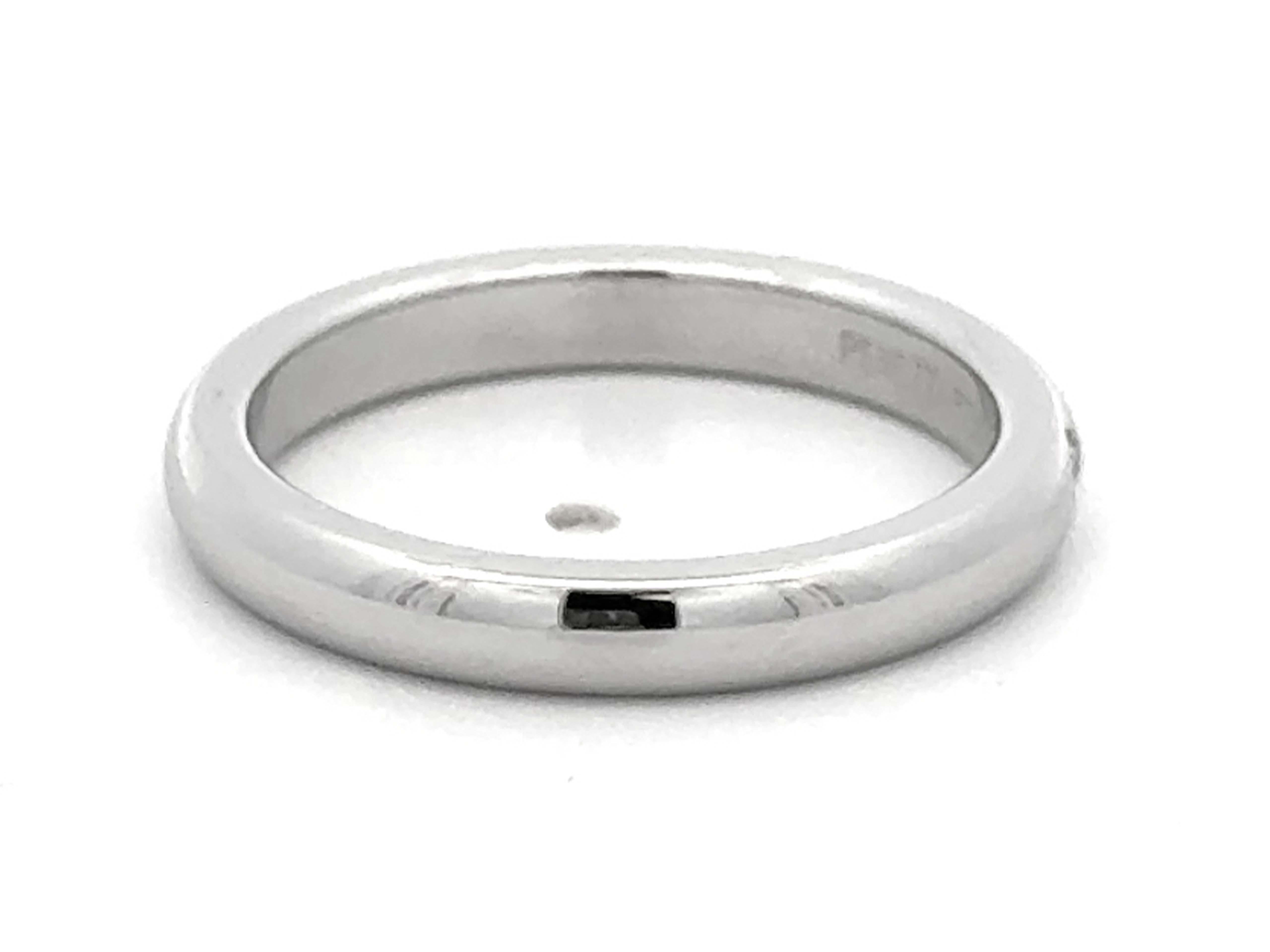 Elsa Peretti Tiffany & Co. Alianza de Diamantes Platino Talla 5.5 en venta 3